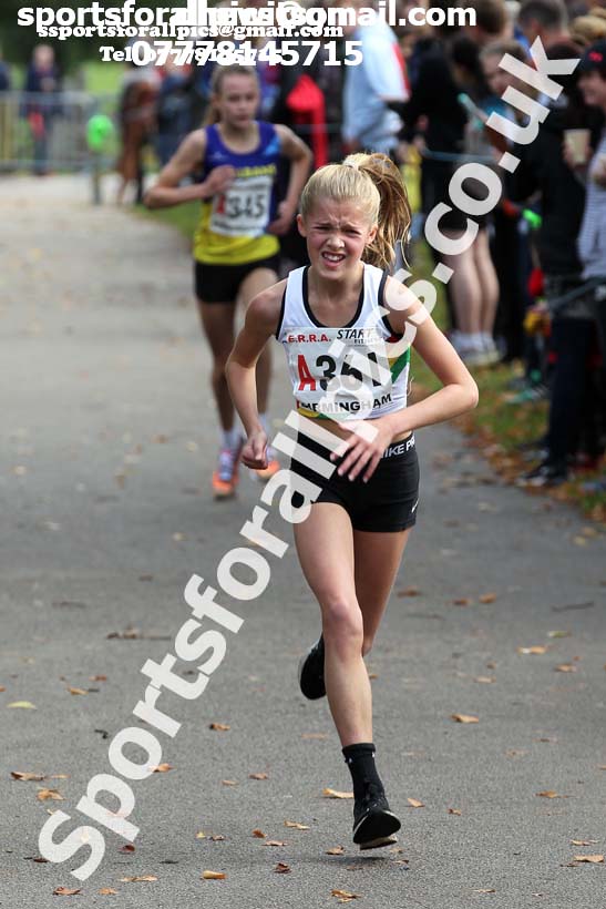 Girls under-13 3 stage road relay, 2019 ERRA 6 and 4 Stage Relay and Young Athletes.  Photo: David T. Hewitson/Sports for All Pics